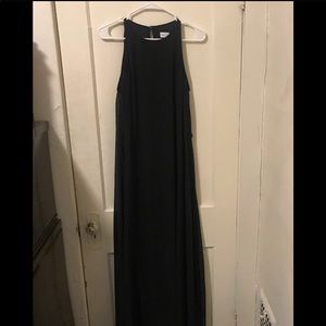 Bisou Bisou long black sleeveless dress